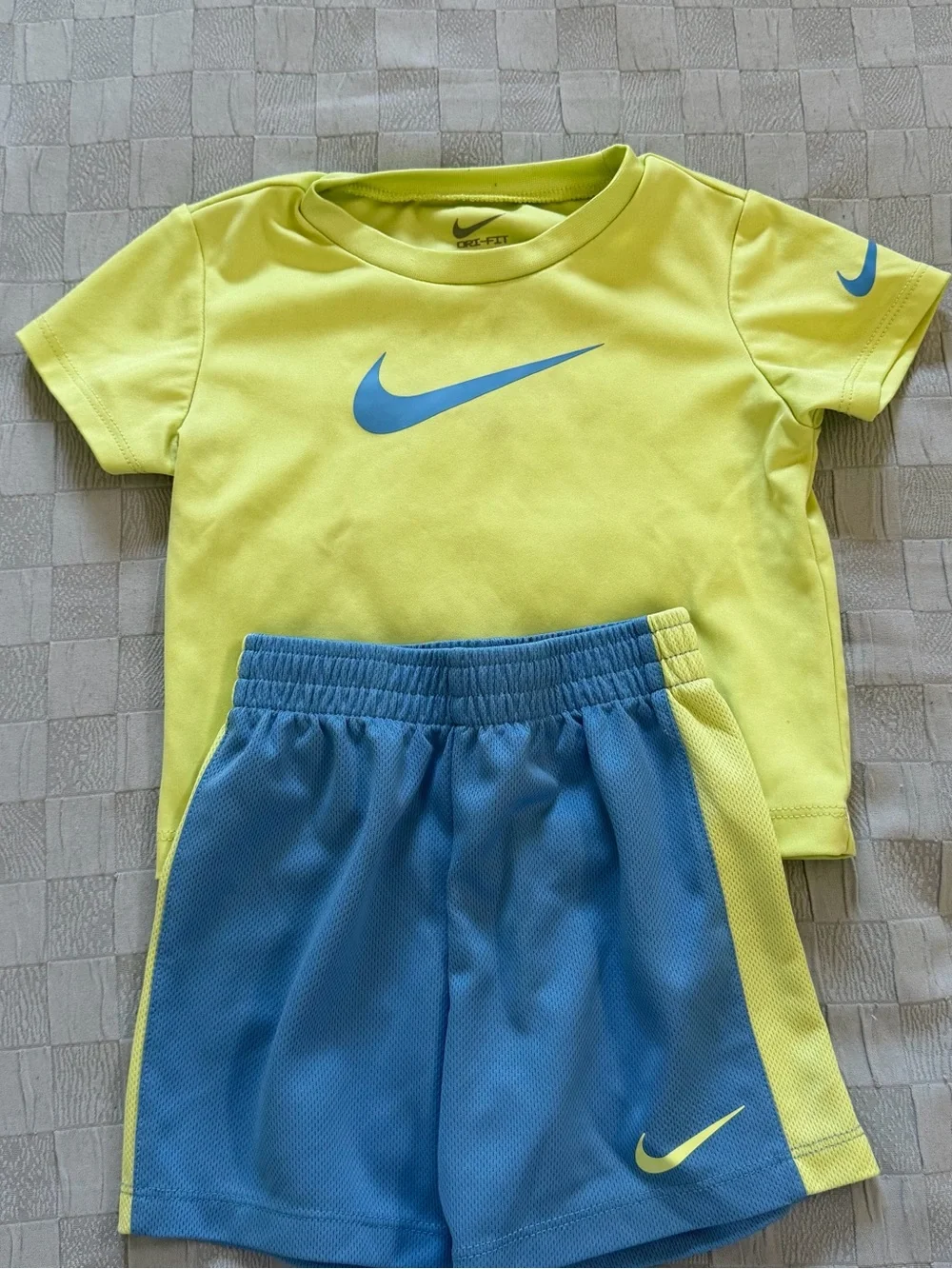 Nike Yellow & Blue Kids Sport Set